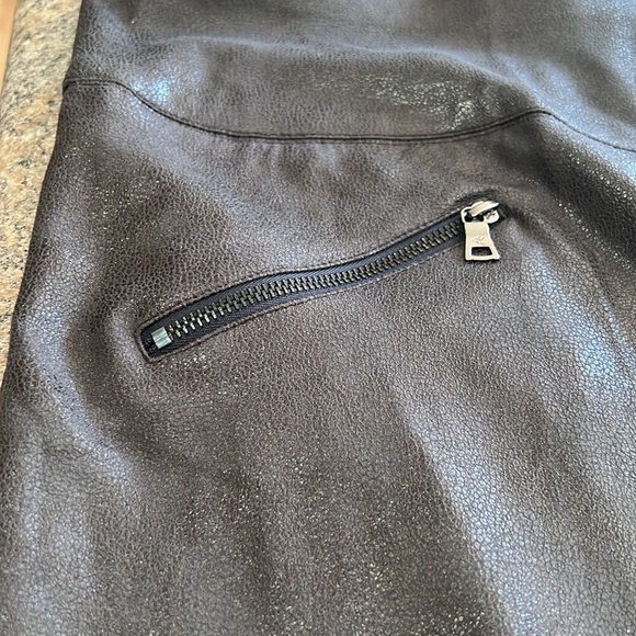 Seven7 Melissa McCarthy Faux leather pants size 3X - Picture 4 of 9